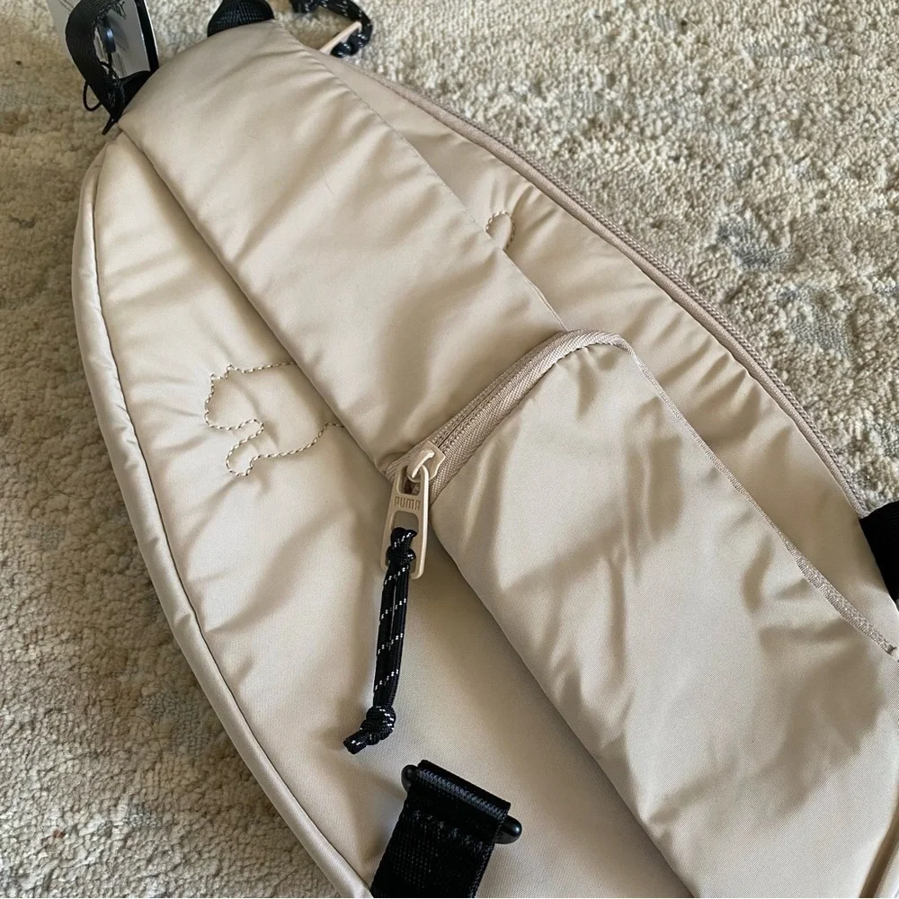 Puma NWT Evercat Myriad Slingback Light Beige Cross Body Back Pack Purse Unisex